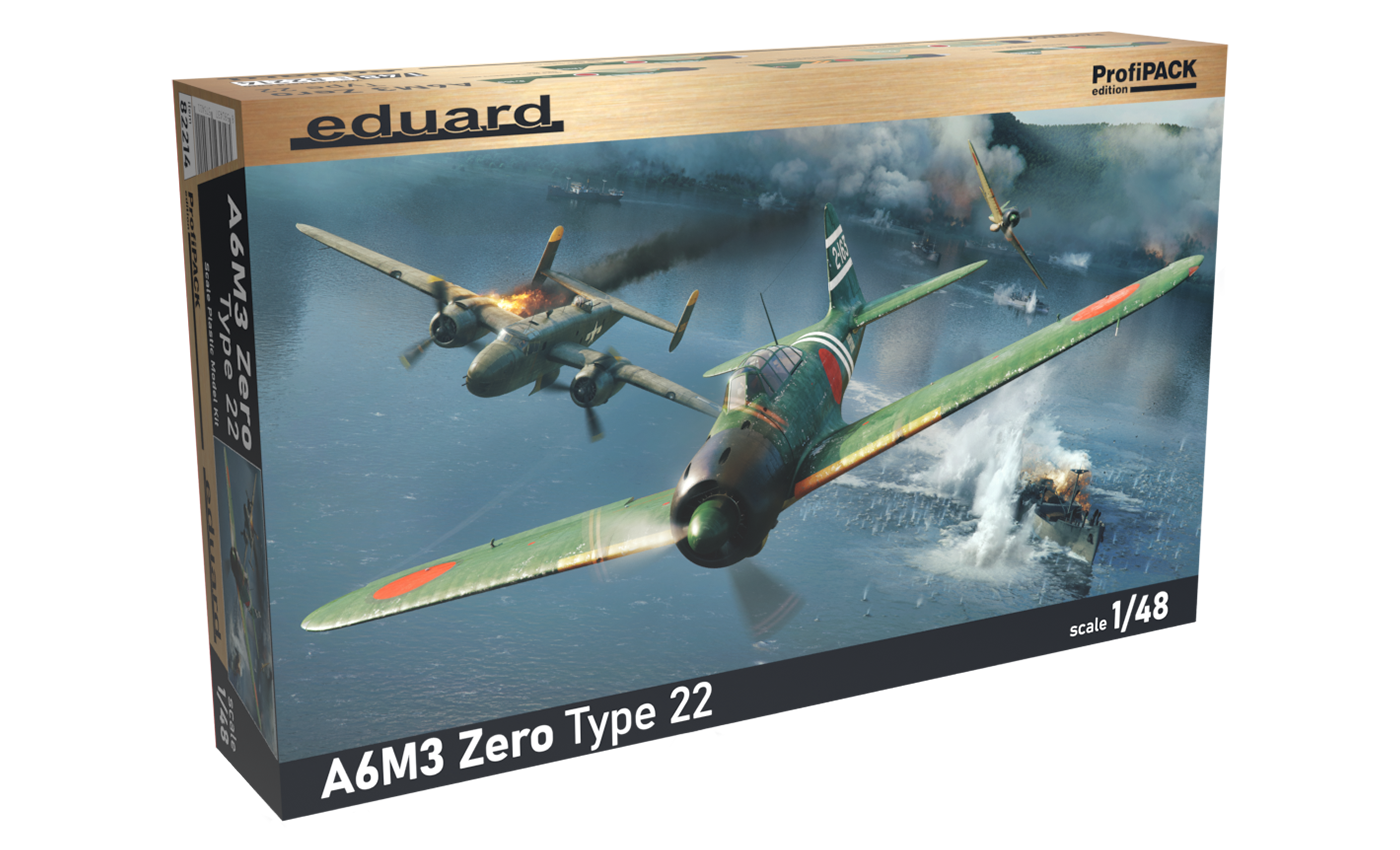 Eduard 1/48 A6M3 Zero Type 22 Plastic Model Kit [82214]