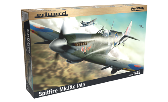 ED8281 Eduard 1/48 Spitfire Mk.IXc late version Plastic Model Kit Eduard