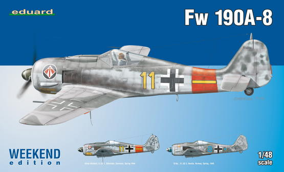 ED84120 Eduard 1/48 Fw 190A-8 Plastic Model Kit Eduard