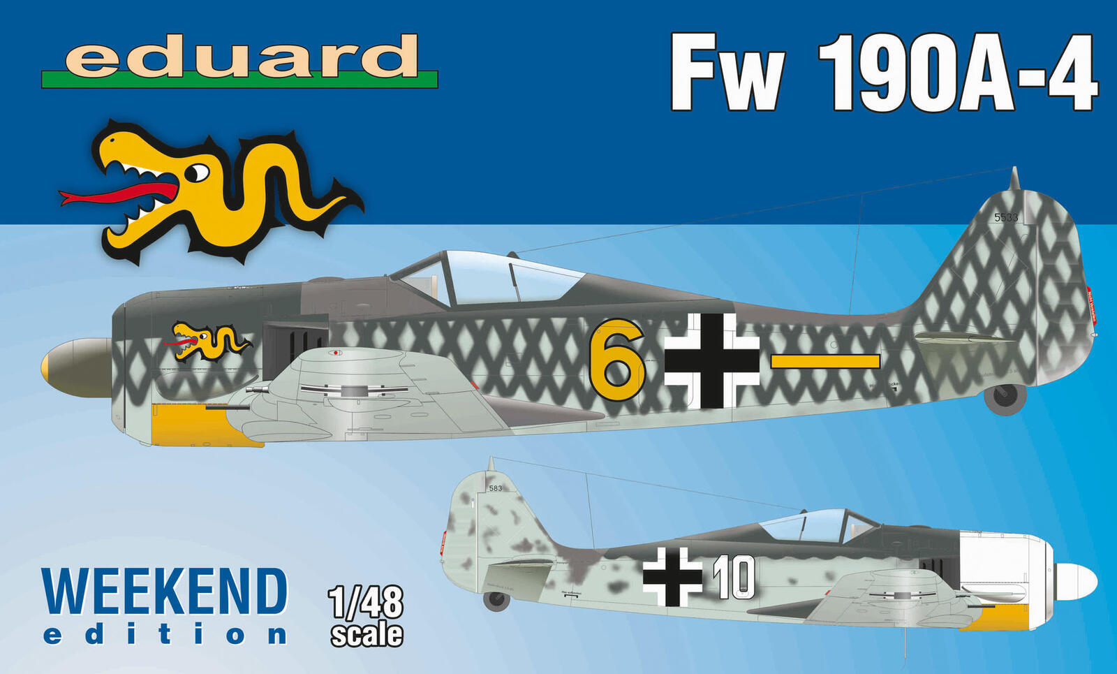 ED84121 Eduard 1/48 Fw 190A-4 Plastic Model Kit Eduard