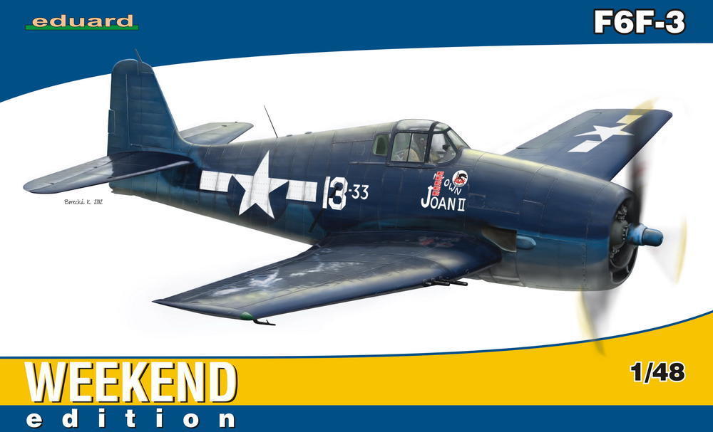 ED84135 Eduard 1/48 F6F-3 Plastic Model Kit Eduard