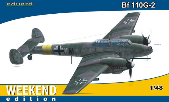 ED84140 Eduard 1/48 Bf 110G-2 Plastic Model Kit Eduard