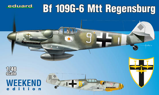 ED84143 Eduard 1/48 Bf 109G-6 MTT Regensburg Plastic Model Kit Eduard