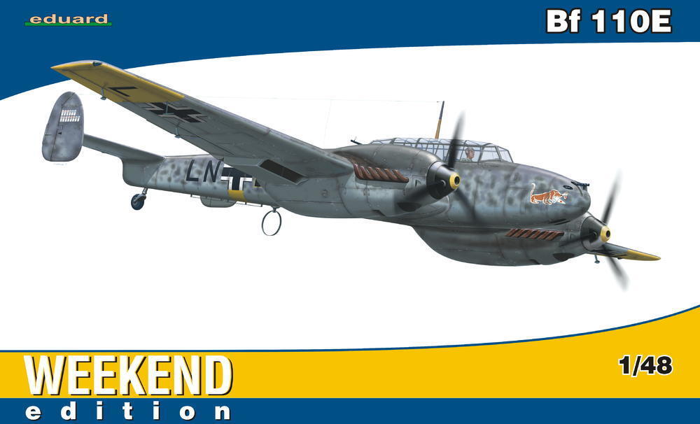 ED84144 Eduard 1/48 Bf 110E Plastic Model Kit Eduard