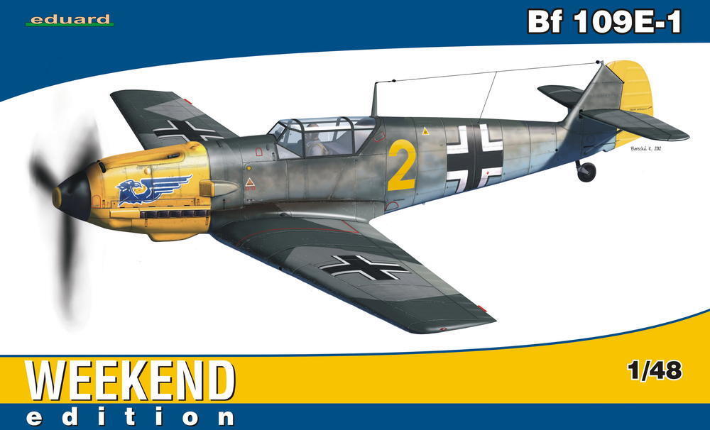 ED84164 Eduard 1/48 Bf 109E-1 Plastic Model Kit Eduard