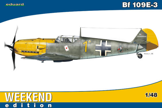 ED84165 Eduard 1/48 Bf 109E-3 Plastic Model Kit Eduard