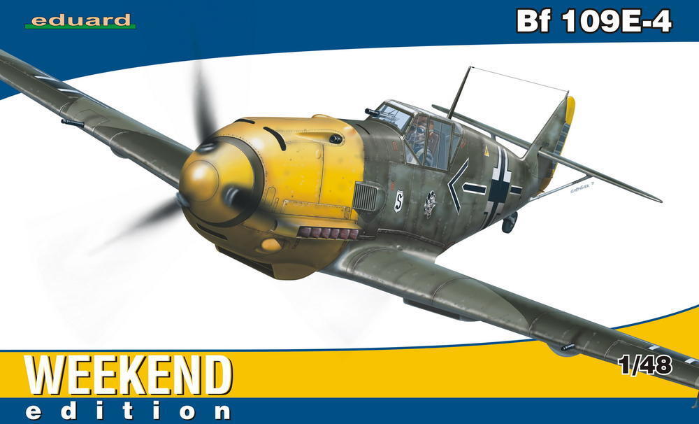 ED84166 Eduard 1/48 Bf 109E-4 Plastic Model Kit Eduard