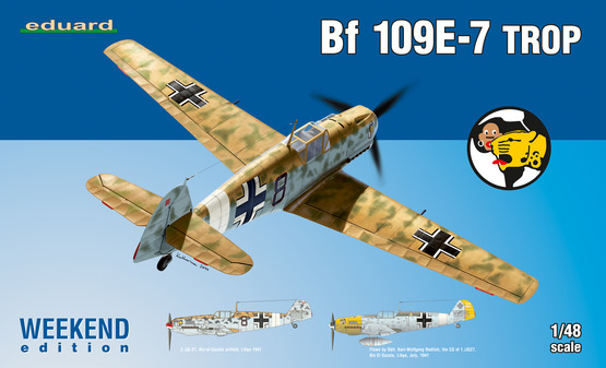 ED84167 Eduard 1/48 Bf 109E-7 trop Plastic Model Kit Eduard