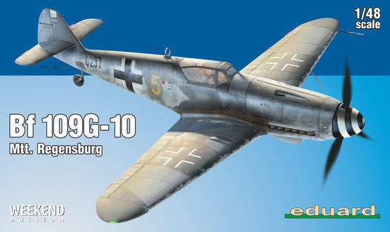 ED84168 Eduard 1/48 Bf 109G-10 Mtt. Regensburg Plastic Model Kit Eduard