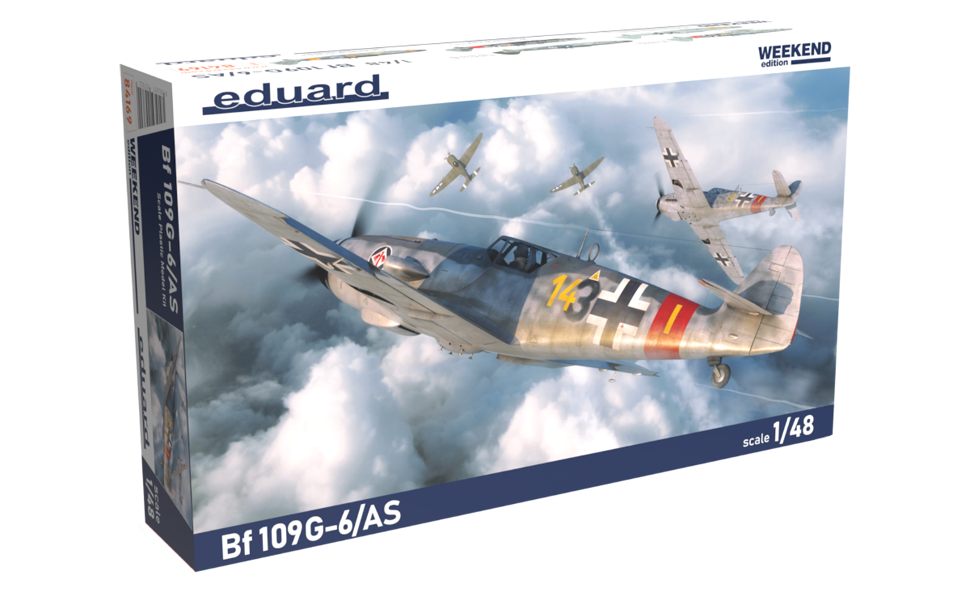 ED84169 Eduard 1/48 Bf 109G-6/AS Plastic Model Kit [84169] Eduard