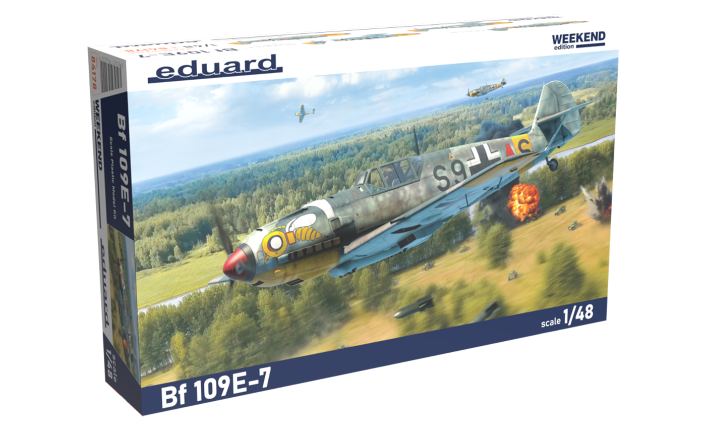 ED84178 Eduard 1/48 Bf 109E-7 Plastic Model Kit [84178] Eduard