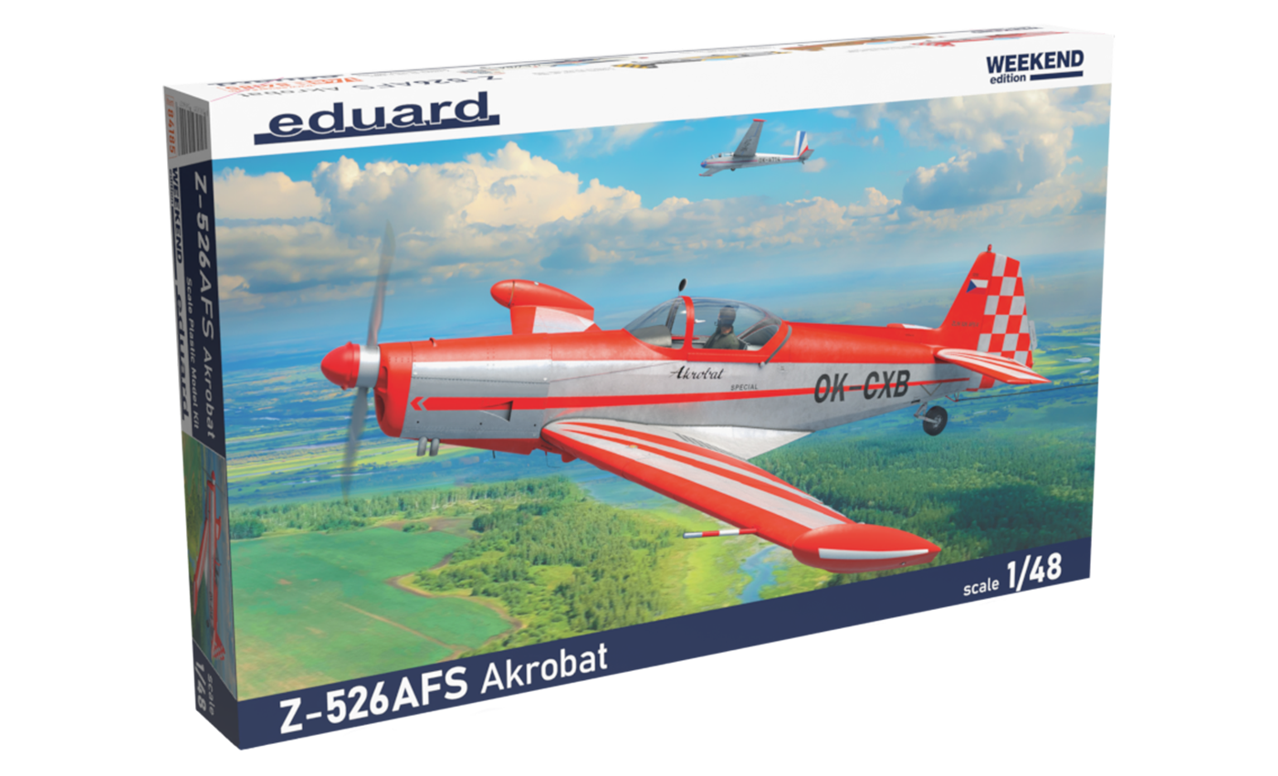 ED84185 Eduard 1/48 Z-526AFS Akrobat Plastic Model Kit [84185] Eduard
