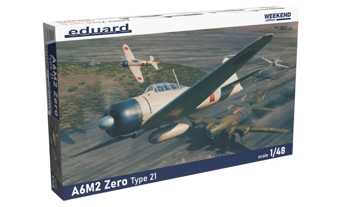 Eduard 1/48 A6M2 Zero Type 21 Plastic Model Kit