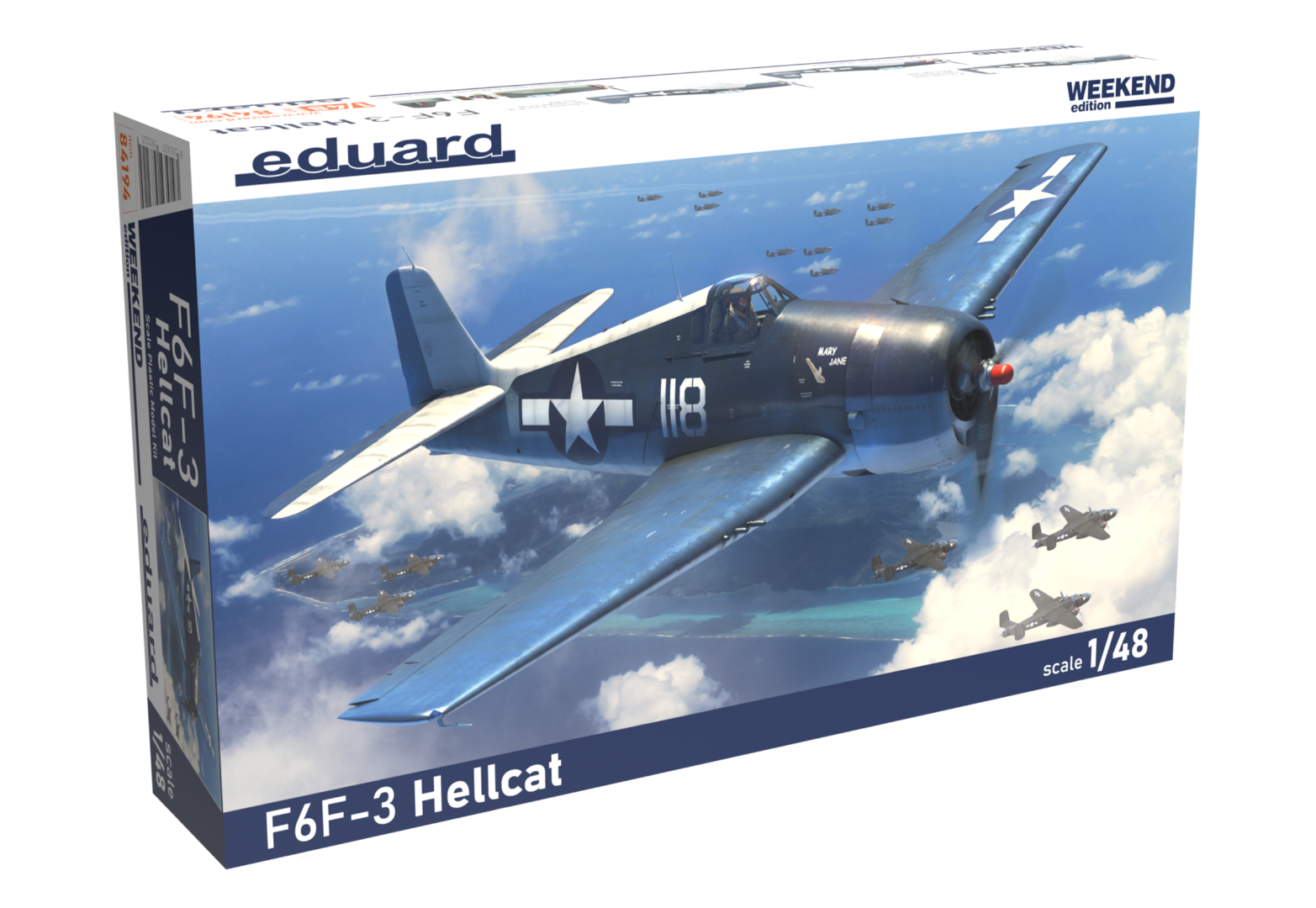 Eduard 1/48 F6F-3 Hellcat Plastic Model Kit