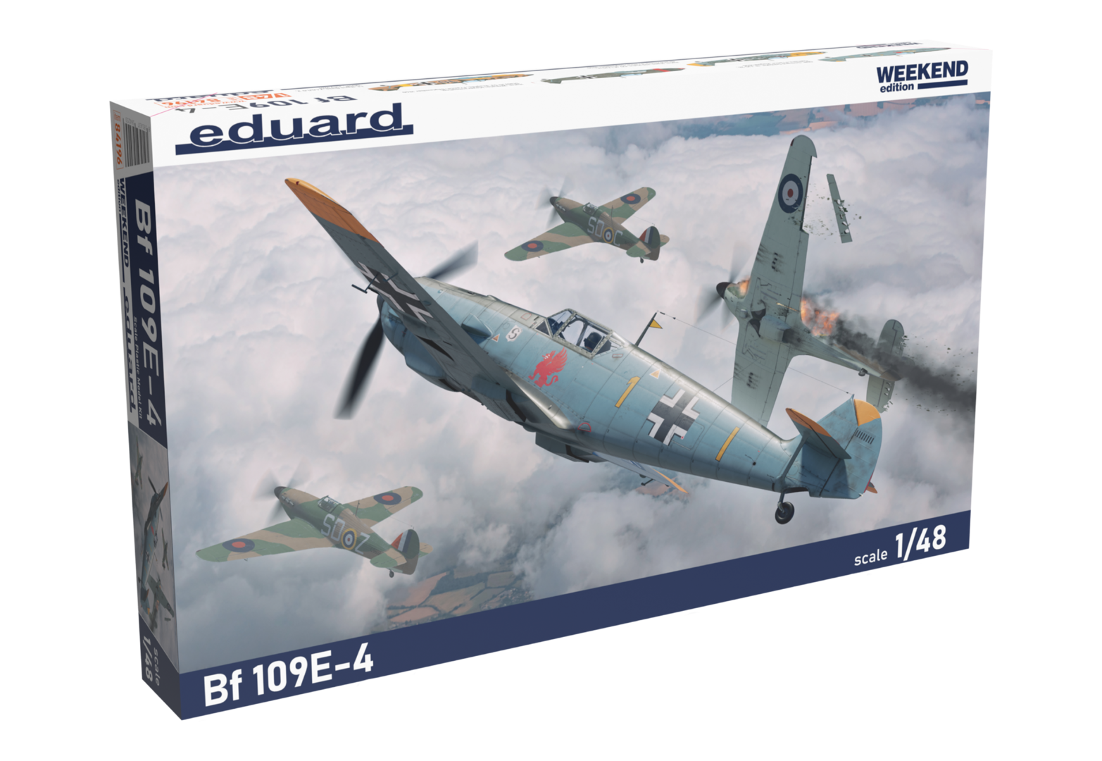 Eduard 1/48 Bf 109E-4 Plastic Model Kit