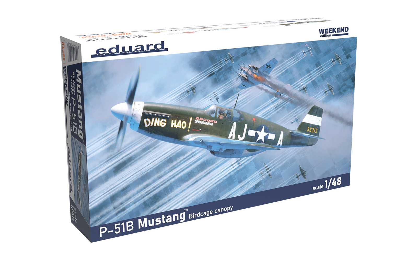 Eduard 1/48 P-51B/C Mustang Birdcage Canopy Plastic Model Kit