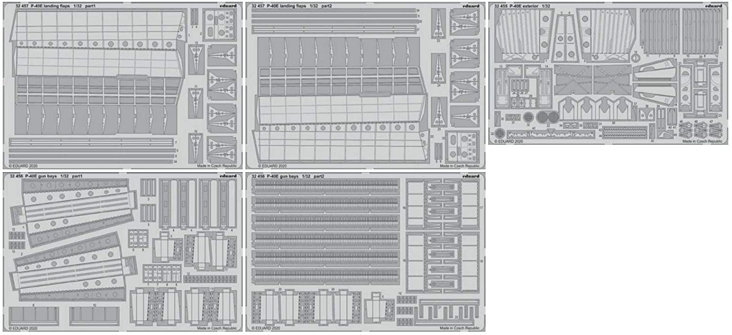 EDBIG33123 Eduard 1/32 P-40E part II Eduard