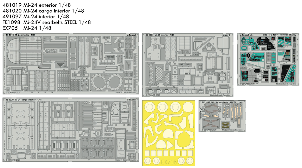 EDBIG49260 Eduard 1/48 Mi-24V Big Ed Eduard