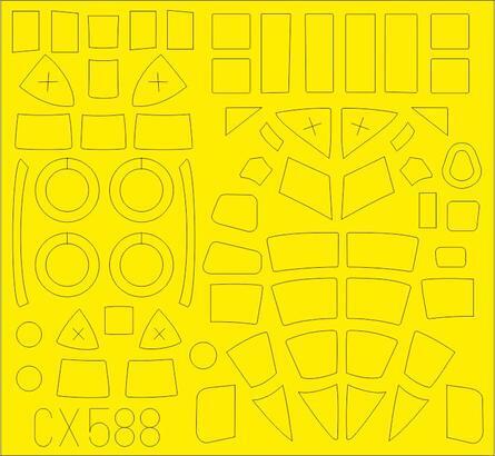 Eduard 1/72 Beaufort Mk.I Mask