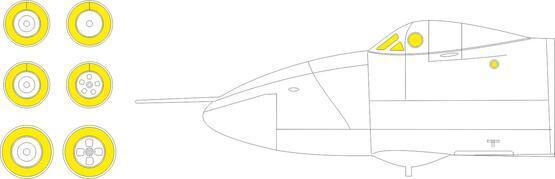 EDCX604 Eduard 1/72 Vulcan B.2 Mask Eduard