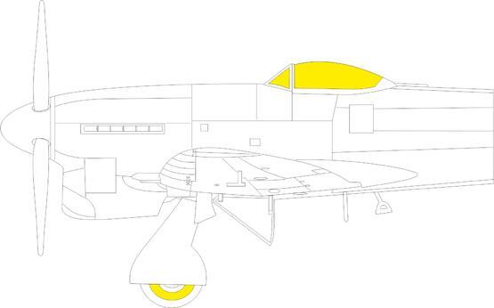 EDCX627 Eduard 1/72 Tempest Mk. V Masks [CX627] Eduard