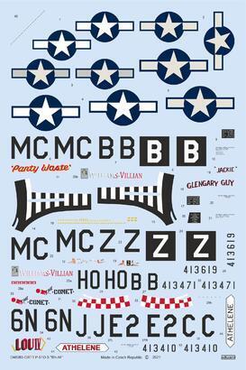 EDD48085 Eduard 1/48 P-51D-5 "8th AF" Decals Eduard