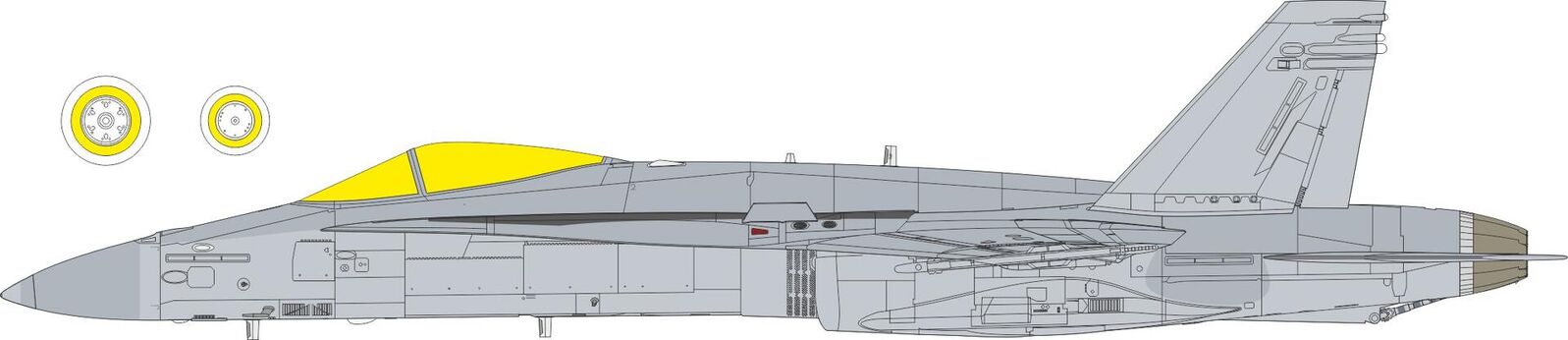 Eduard 1/48 F/A-18C TFace Mask (Eduard / Kinetic)