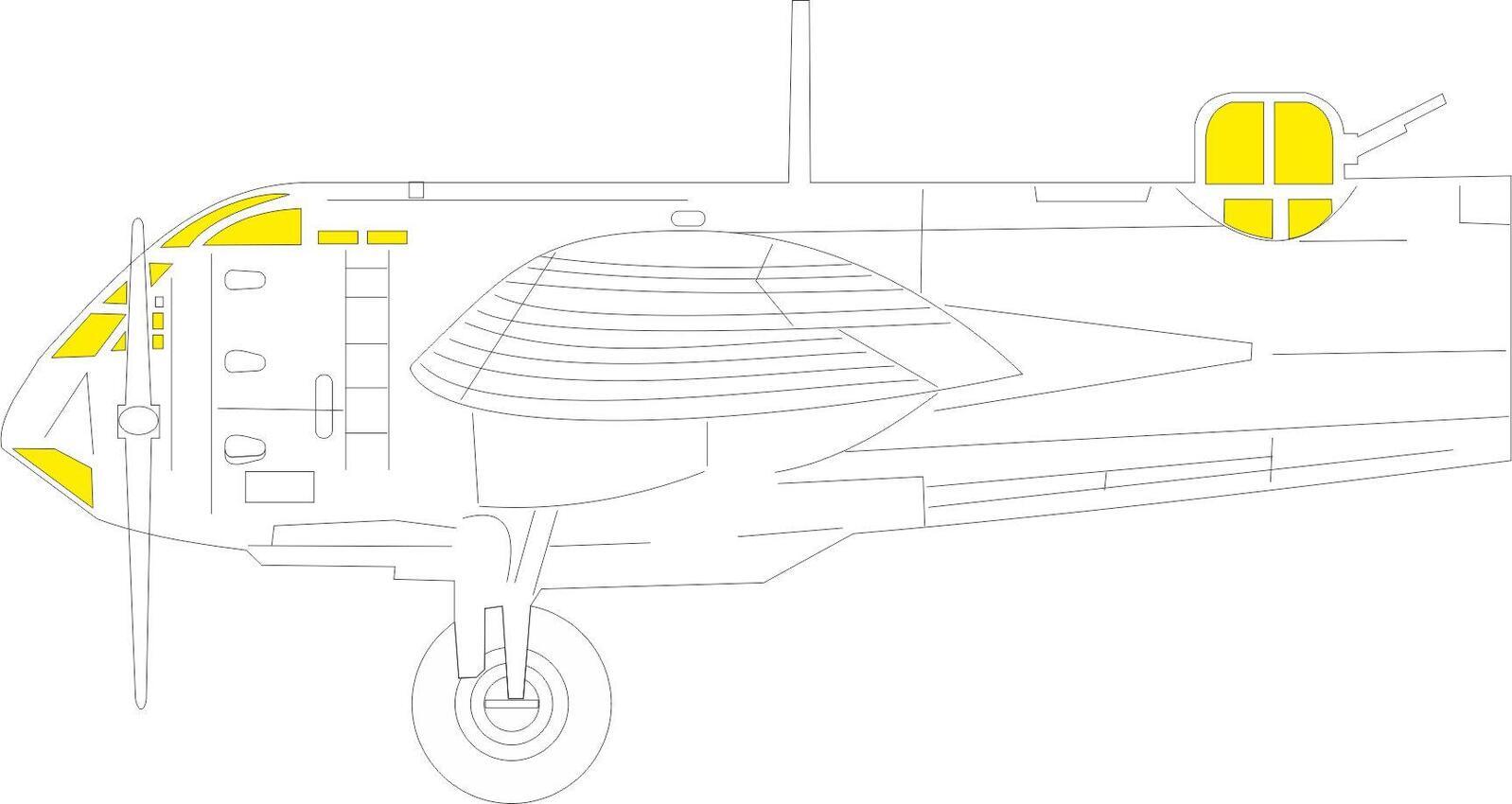 EDEX779 Eduard 1/48 Blenheim Mk.I Mask Eduard