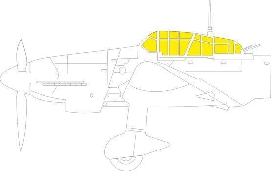 EDEX785 Eduard 1/48 Ju 87D TFace Mask Eduard