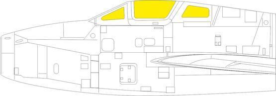 EDEX790 Eduard 1/48 F-84F Mask Eduard