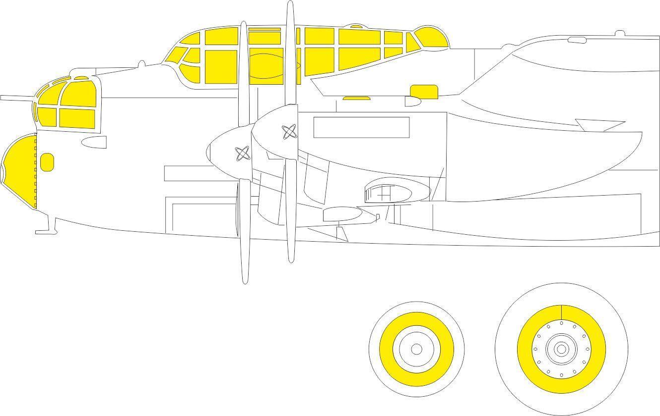 EDEX792 Eduard 1/48 Lancaster B Mk.I Mask Eduard
