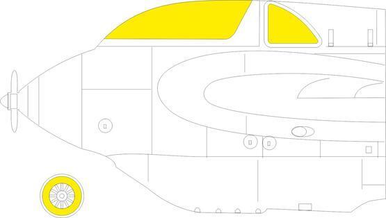 EDEX795 Eduard 1/48 Me 163B TFace Mask Eduard