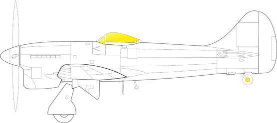 EDEX796 Eduard 1/48 Tempest Mk.II TFace Mask Eduard