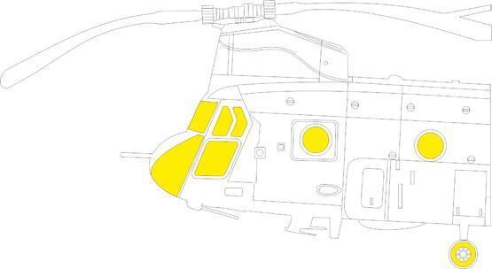 EDEX814 Eduard 1/48 CH-47A TFace Mask Eduard