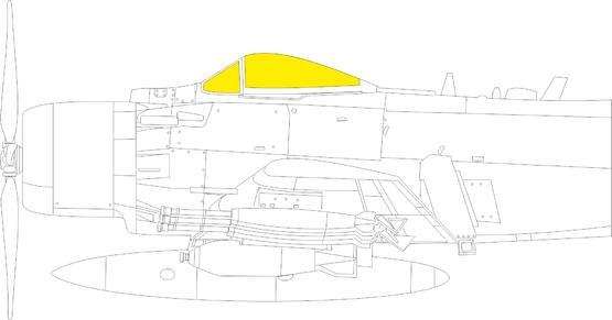 EDEX870 Eduard 1/48 A-1J Skyraider Masks [EX870] Eduard