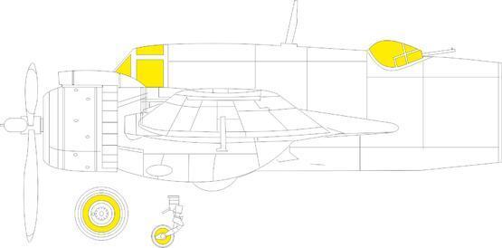 EDEX875 Eduard 1/48 Beaufighter Mk. X TFace Masks [EX875] Eduard