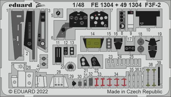 EDFE1304 Eduard 1/48 F3F-2 Zoom set [FE1304] Eduard