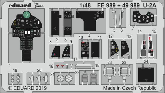 EDFE989 Eduard 1/48 U-2A Zoom Set (AFV Club) Eduard