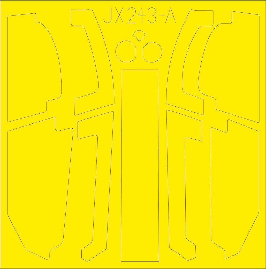 EDJX243 Eduard 1/35 AH-1Z TFace masking sheet (ACADEMY) Eduard
