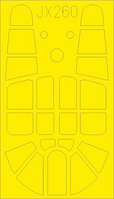 EDJX260 Eduard 1/32 P-40E Mask Eduard