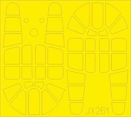 EDJX261 Eduard 1/32 P-40E TFace Mask Eduard
