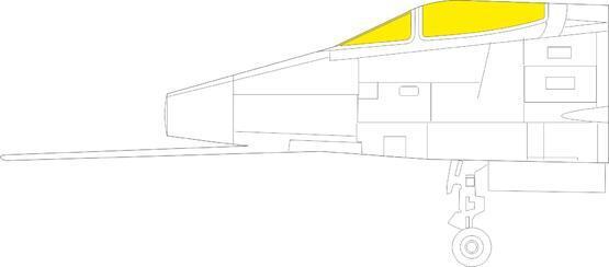 EDJX277 Eduard 1/32 F-100C Mask Eduard