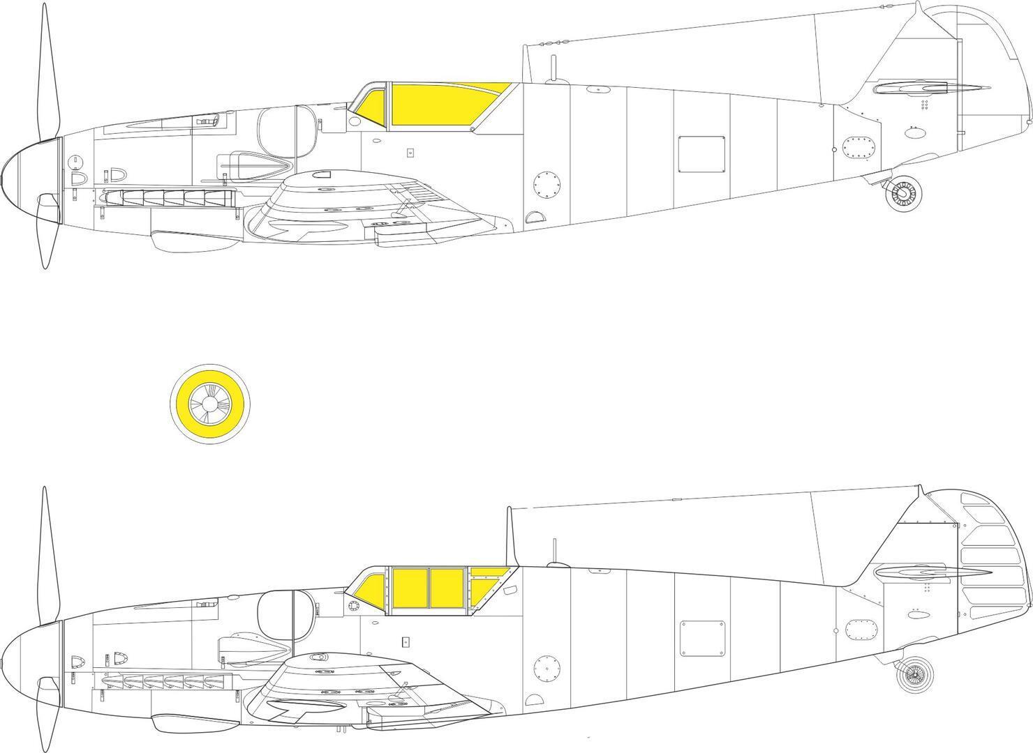 EDJX292 Eduard 1/35 Bf 109G-6 TFace [JX292] Eduard