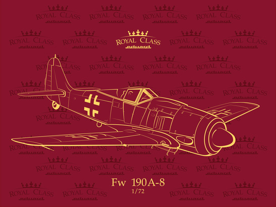 EDR0012 Eduard 1/72 Fw 190A-8 Plastic Model Kit Eduard