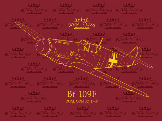 EDR0014 Eduard 1/48 Bf 109F Dual Combo Plastic Model Kit Eduard