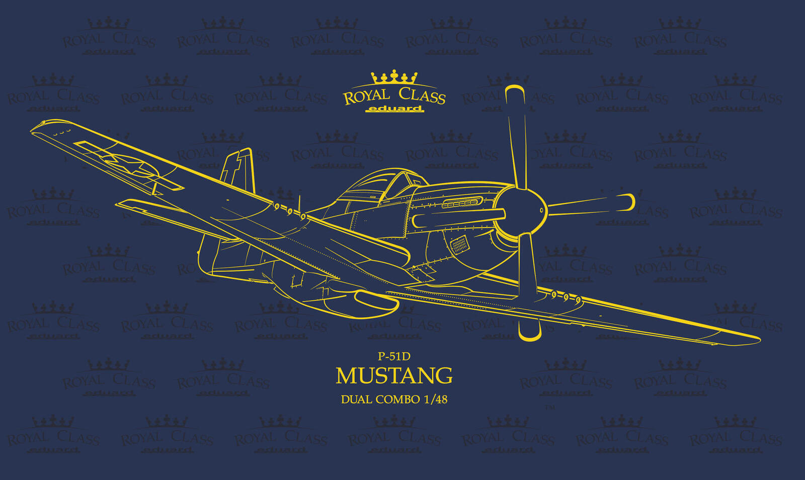 EDR0020 Eduard 1/48 Mustang Plastic Model Kit Eduard