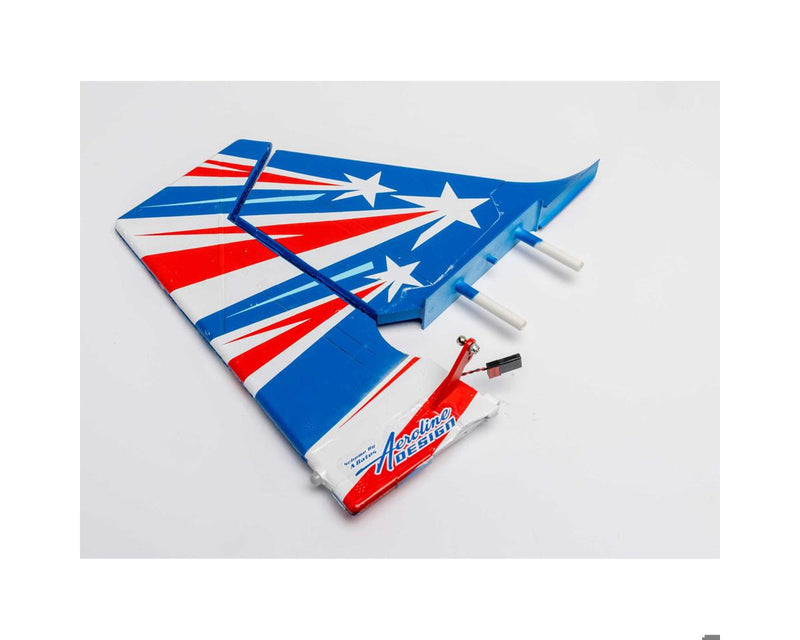 EFL-1059 E-Flite Vertical Stabilizer and Rudder with LED, Decathlon RJG