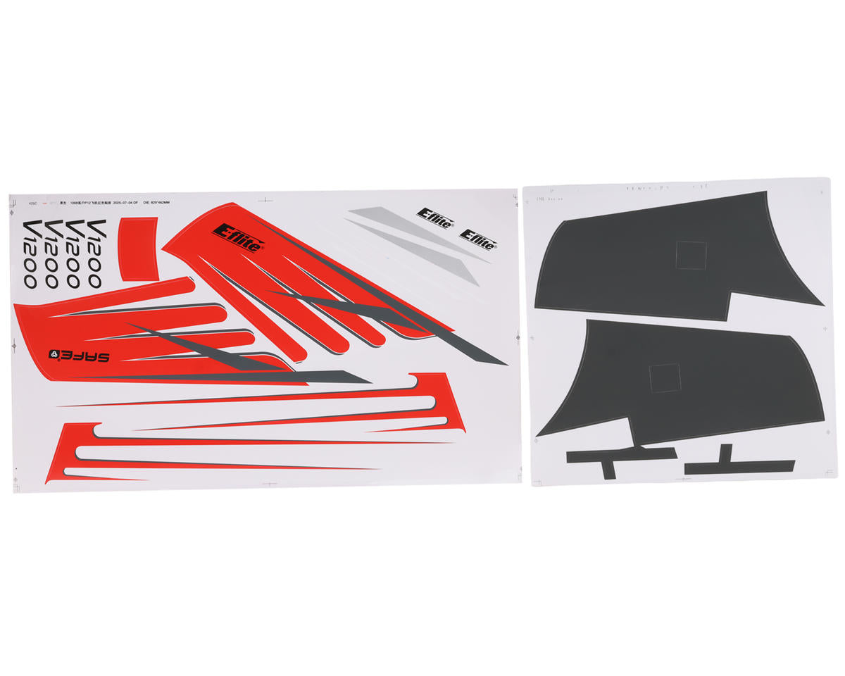 E-Flite Decal Sheet, V1200 V2 - EFL-3458