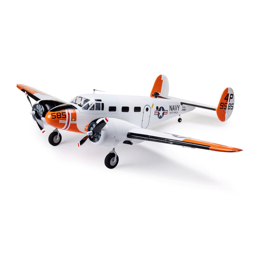 E-Flite Beechcraft D18 RC-45J 1.5m RC Plane, BNF Basic EFL-3726