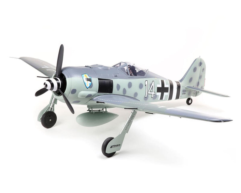 EFL01350 E-Flite Focke-Wulf Fw 190A RC Plane with Smart Technology, BNF Basic, EFL01350